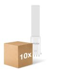 Multipack 10x Noxion Lucent PL-S LED 4.3W - 840 Blanco Frio | 4-Pines - Reemplazo 9W
