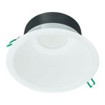 Philips Downlight LED Coreline DN142B Aluminium Blanco 19.2W 2350lm 60D - 830 Luz Cálida | Recorte 200mm - IP54 - Regulable - Blanco Reflector