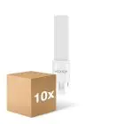Multipack 10x Noxion Lucent PL-S LED 2.8W - 830 Luz Cálida | 2-Pines - Reemplazo 5W
